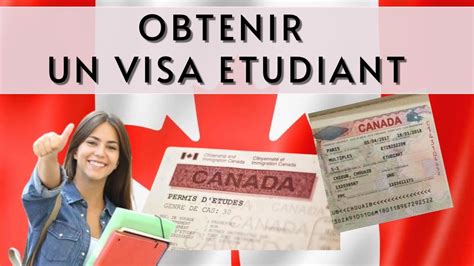 Comment obtenir un visa étudiant Canada 6 étapes YouTube