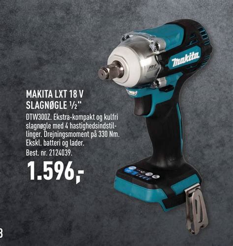 Makita Lxt V Slagn Gle Tilbud Hos Johannes Fog