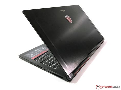 MSI GS63VR 6RF Stealth Pro Notebook Review NotebookCheck Net Reviews