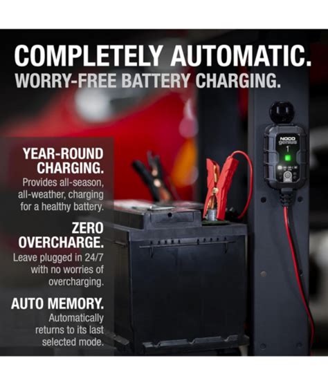 Noco Genius 1 6v12v 1 Amp Smart Battery Charger