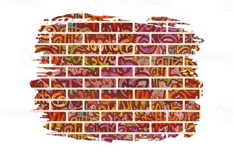 Graffiti Brick Wall Sublimation Clipart Png 21444372 Png