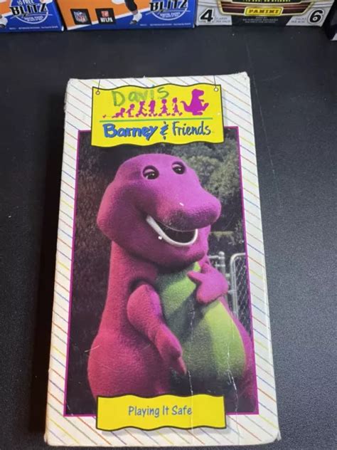 VINTAGE BARNEY AND Friends VHS Cassette Tape 1992 Playing It Safe Time ...