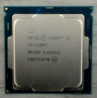 Intel i3-7100T, 3,40 GHz, 2 KERNE, LGA 1151, 3 MB CACHE, vollständig ...