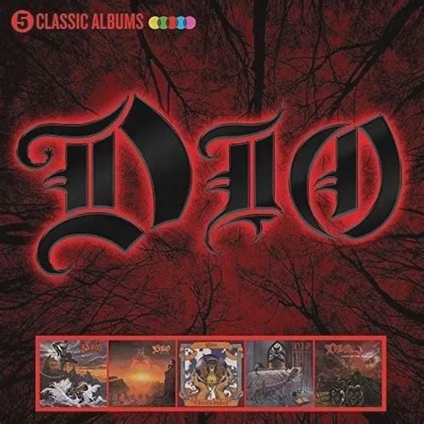 Box 5 CDs Dio 5 Classic Albums Importado Lacrado Submarino