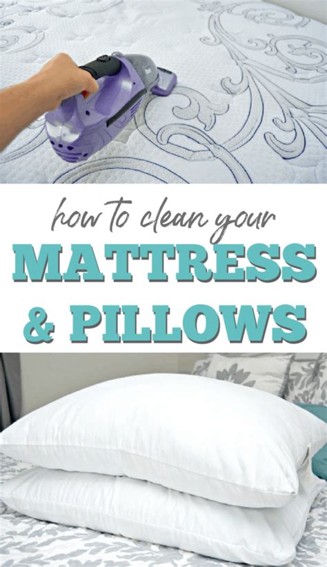 How To Clean Your Mattress And Bed Pillows