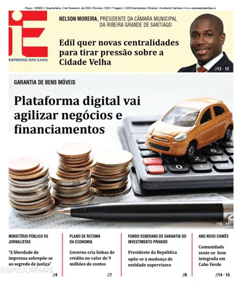 Expresso Das Ilhas Fev Jornais E Revistas Sapo Pt Ltima