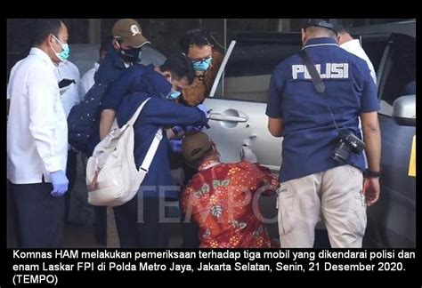 6 Laskar FPI Tewas Komnas HAM Ungkap Bukti Yang Diperoleh Dari Lokasi