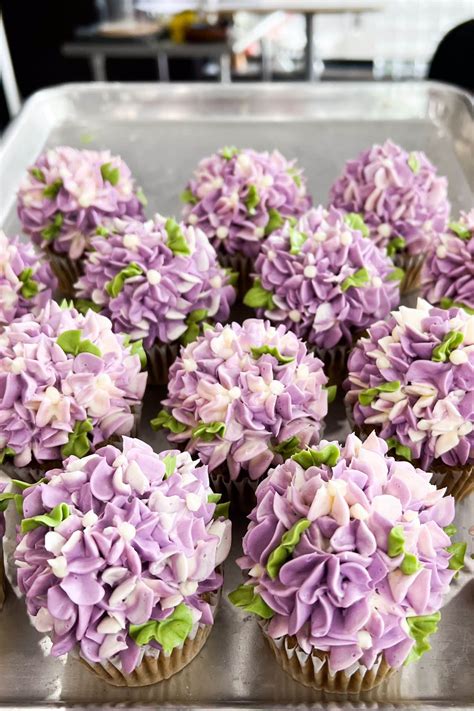 Hydrangea Cupcakes - Whipped Bakeshop Philadelphia
