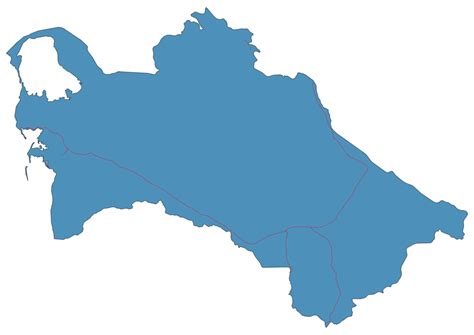 Turkmenistan Train Map Svg Vector Railway Map