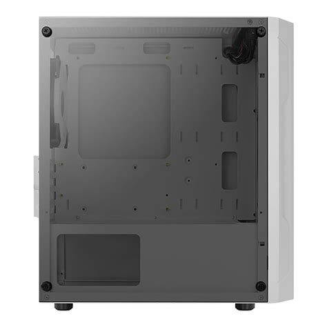 CASE (เคส) AEROCOOL TRINITY MINI WHITE (TRINITY MINI-G-BK-V3) (MICRO-ATX)