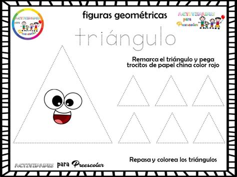 fichas  trabajar las figuras geometricas imagenes educativas