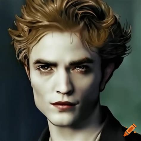 smiling portrait  edward cullen  craiyon