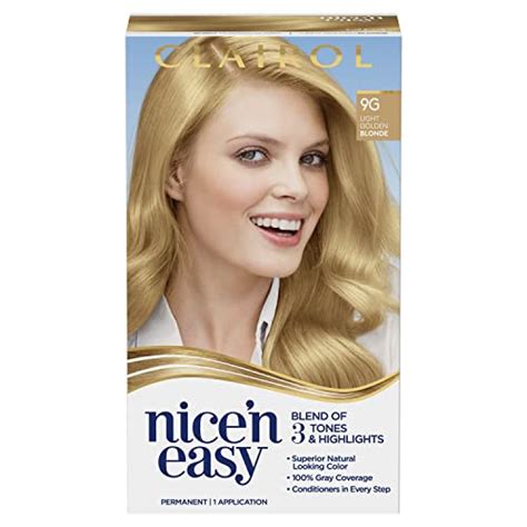 Clairol Nice N Easy Permanent Hair Dye G Light Golden Blonde Hair Color Pack Of In Pakistan