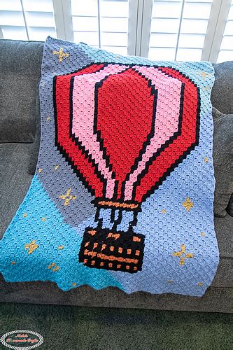 Ravelry C C Hot Air Balloon Blanket Pattern By Nicole Riley