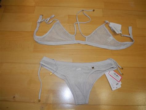 Wicked Weasel Helix Bikini Neu Crop Top Cheeky Bottom L Transparent Eur Picclick De