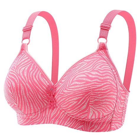 Hapimo Everyday Bras For Women Stretch Underwear Soft Ultra Light Lingerie Ombre Zebra Print
