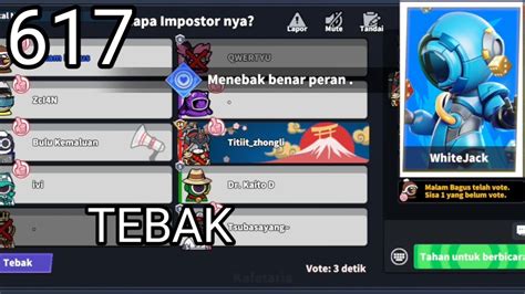 Tebak Super Sus Role Whitejack Indonesian Gameplay 617 Youtube