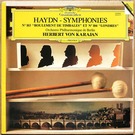 Haydn Symphonie nᵒ 103 Roulement de timbales n 104 Londres