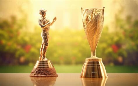 Premium Photo Cricket Best Bowler Trophy