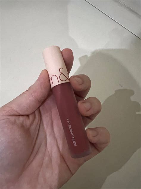 Rom Nd Zero Velvet Tint In Burny Nude Beauty Personal Care Face Makeup On Carousell