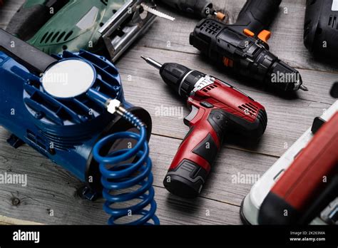 Electric Hand Power Tools Stock Photo Alamy