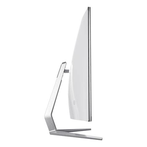 Curved Monitor: VIOTEK NB32CW 32” 1080P Bezel-less Monitor (White) - Viotek