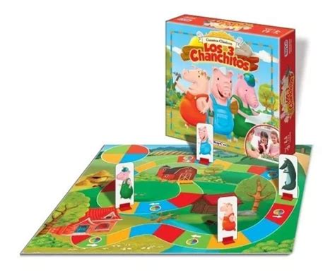 Cuentos Clásicos Los Tres Chanchitos Juego De Mesa Toyco MercadoLibre