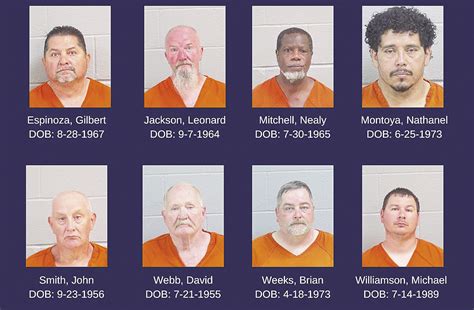 Eight Arrested In Midland County Sex Offender Compliance Operation Greenwood Ranger