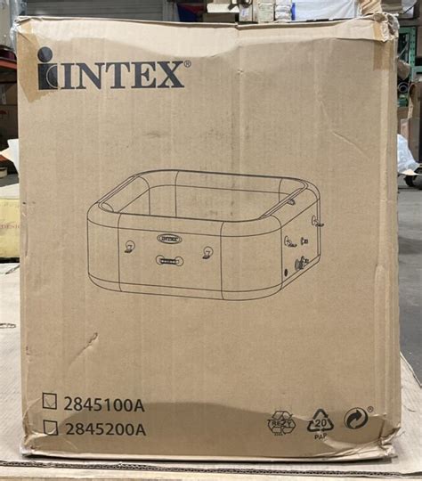 Intex Purespa Greywood Deluxe Person Inflatable Hot Tub Wood Grain Tub Part For Sale From