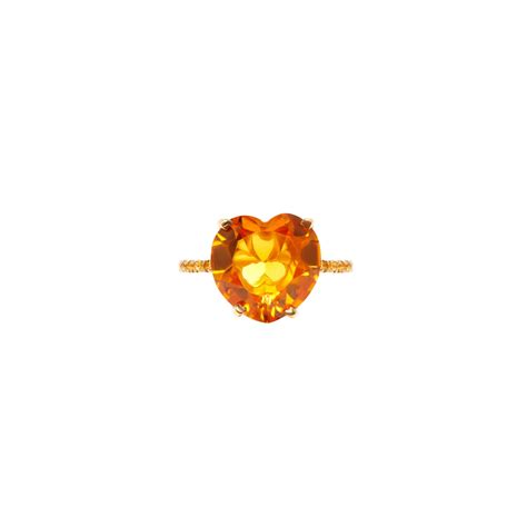 Кольцо Sex in the City Ring Citrine купить онлайн по цене Интернет магазин VIVA LA VIKA