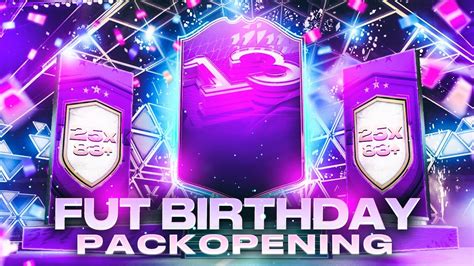 Packer 5 FUT Birthday Spillere Åbner 83 x25 Icon Packs mm FIFA