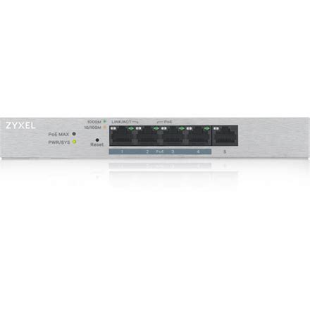 ZYXEL 5-Port Web Managed PoE Gigabit Switc - Gadtech