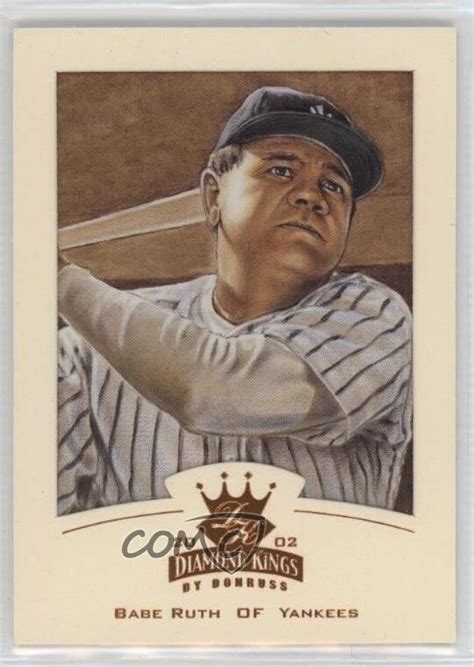 Babe Ruth 2002 Donruss Diamond Kings Crowning Moment 127 Bronze Foil EBay