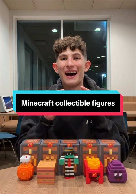 Minecraft Collectible Figures at McDonald's Explained | TikTok