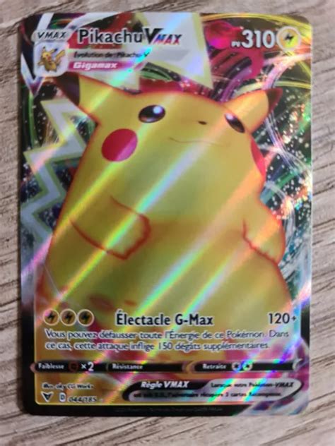 Carte Pok Mon Pikachu Vmax P E Bouclier Voltage Eclatant