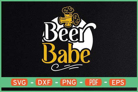 Beer Babe T Shirt Designs Svg Graphic By Ijdesignerbd Creative Fabrica