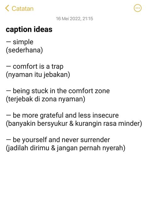 Caption Ideas Kata Kata Indah Kata Kata Kata Kata Estetika