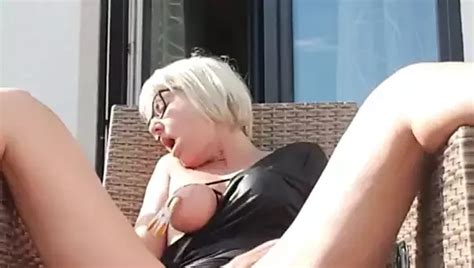 Orgasm On My Balcony German Public Nudity Public Nudity Porn By FapHouse XHamster