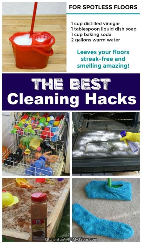 BEST Cleaning Hacks Kitchen Fun With My 3 Sons