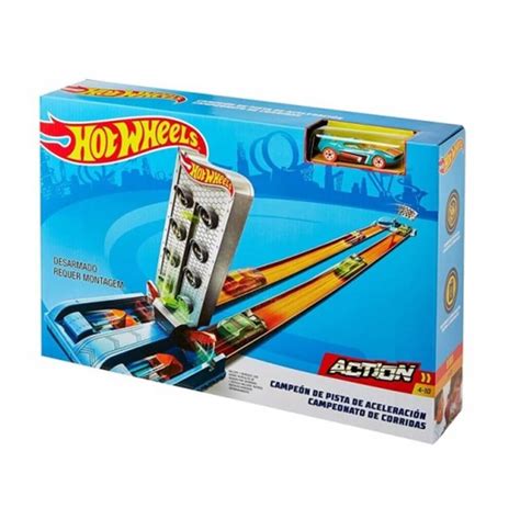 Campe N De Pista De Aceleraci N Pista Hot Wheels