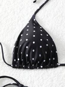 Swim Mod Summer Beach Women S Random Floral Print Side Tie Bikini Set SHEIN USA