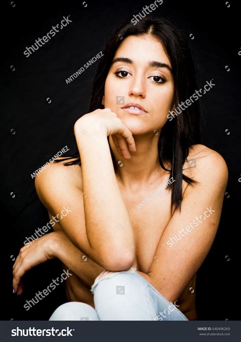 Beautiful Naked Woman Covering Her Breasts Stock Photo 640496269 Shutterstock