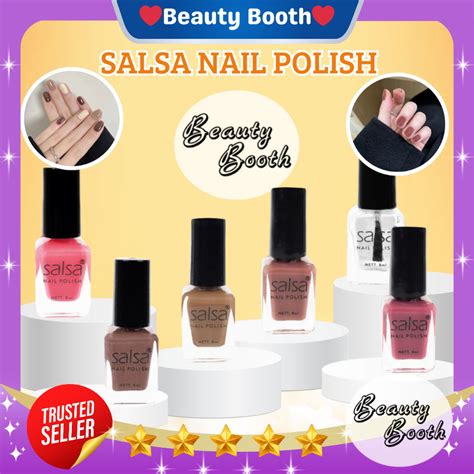 Jual Salsa Nail Polish Nude Series Kutek Kuku Pewarna Cat Kuku Shopee Indonesia