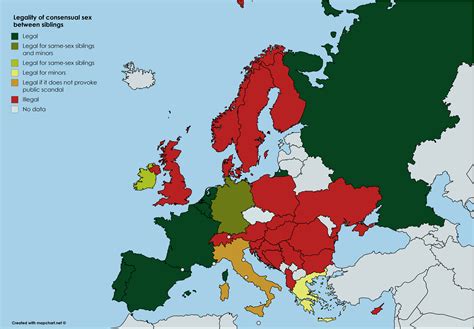 Legality Of Consensual Sex Between Siblings In Europe Oc X