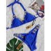 Emmiol Kostenloser Versand 2025 Neckholder Bikini Set Mit Strass Dekor Rote Beete Lila M Von