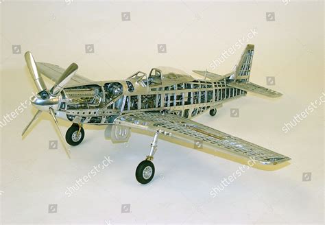 Cutaway Aluminium Model P51 Mustang Editorial Stock Photo - Stock Image | Shutterstock