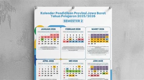 kalender pendidikan  lengkap  jadwal ujian  hari libur