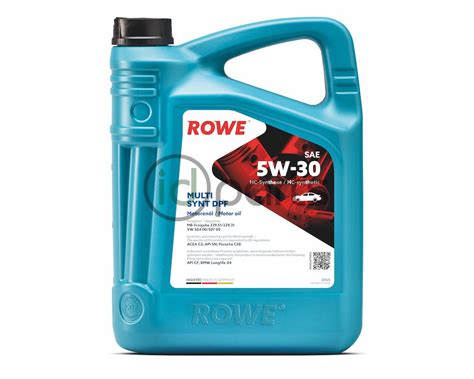 Rowe Hightec Multi Synt DPF SAE 5w30 5 Liter 20125 20125-0050-99 ...