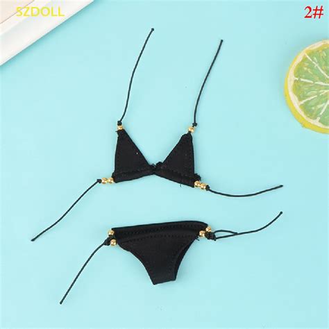 CxSZDOLL 1 6 Dollhouse Mini Bikini Bra Lingerie Set Underpants Doll Model Decor DOM Shopee