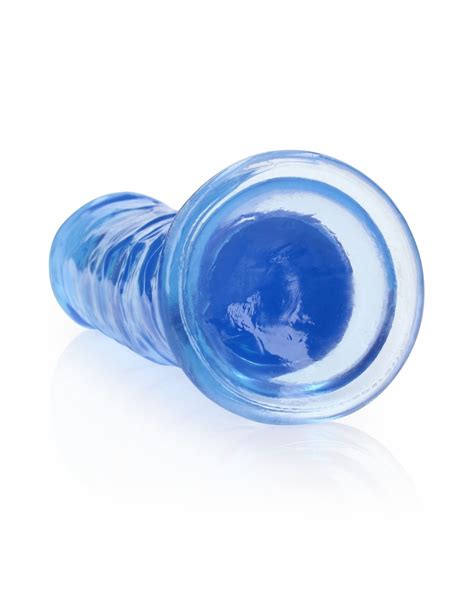 Realiste Dildo Jelly Suction Cup Cm Blue RealRock Gode Jel